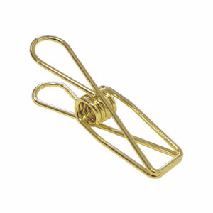 Knijper 10 x 50mm goudkleurig (25x)