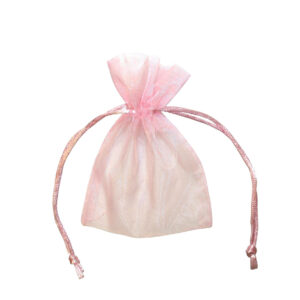 Organza zakje roze 9 x 12cm