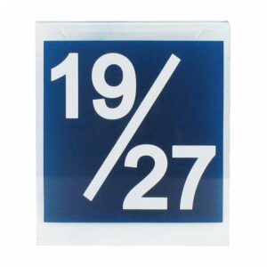 Maatbordje bedrukt met 19/23