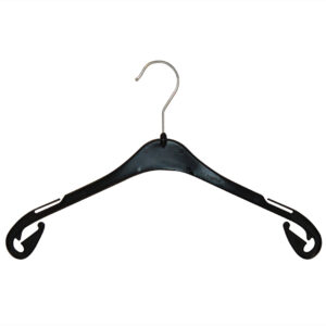 Kledinghanger zwart 38cm met rok (1x)