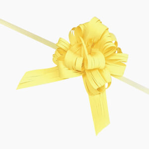 Trekstrik raffia 20mm lichtgeel (20x)