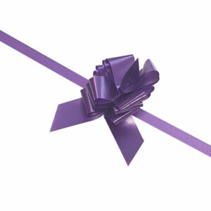 Trekstrik 14mm metallic mat paars (50x)