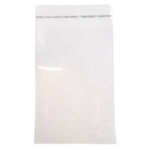Zakjes trans. plakstrip 110x155+30mm, 1x