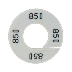 Maatring 85D wit zwart 9cm