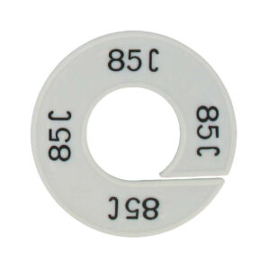 Maatring 85C wit zwart 9cm