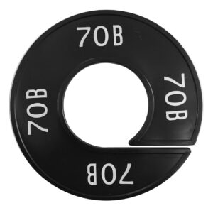 Maatring 36B zwart wit 9cm