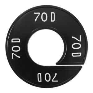 Maatring 36D zwart wit 9cm