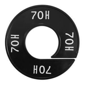 Maatring 36H zwart wit 9cm