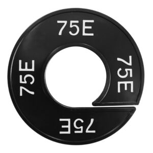 Maatring 75E zwart wit 9cm