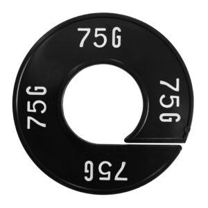 Maatring 75G zwart wit 9cm