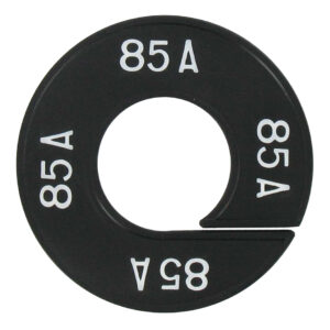 Maatring 85A zwart wit 9cm