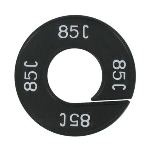 Maatring 85C zwart wit 9cm