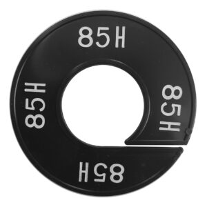 Maatring 85H zwart wit 9cm