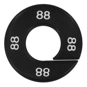 Maatring 86 zwart wit 9cm