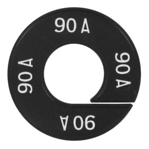 Maatring 90 zwart wit 9cm