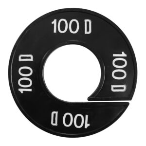 Maatring 100D zwart wit 9cm