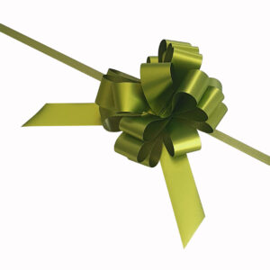 Trekstrik 19mm metallic mat groen (50x)