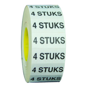 Etiket 2612 rh wit zwart 4 STUKS (1500x)