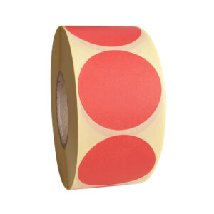 Etiket 40mm rood permanent (1000x)