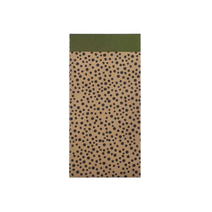 Cadeauzak 7x13cm Black Dots