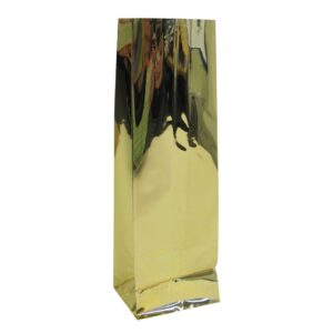 Blokbodemzak goud 100 + 60 x 300mm