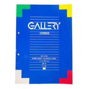 Schrijfblok A4 k.r. Gallery 100v, 70g 2r