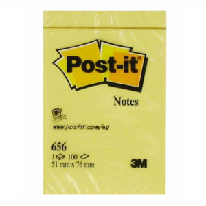 Post-it memoblok geel 51x76mm