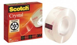 Scotch 600 chrystal clear tape 19x33m
