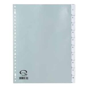 Tabblad A4 Connect 10 tabs transpar PP