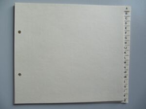 Tabblad A-Z 19x22cm 20t / 2r karton
