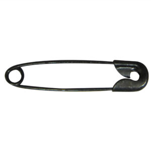 Veiligheidsspeld 22mm zwart (1000x)