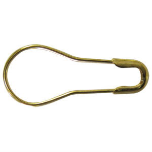 Veiligheidsspeld 22mm peer goud (1000x)