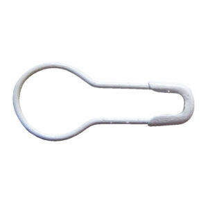 Veiligheidsspeld 22mm peer wit (1000x)