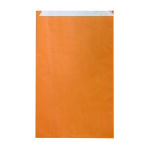 Zakjes oranje 120+45x200mm (1x)