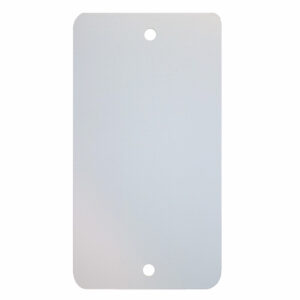 Label metaal 64x120mm wit (250x)