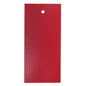 PVC label 120x55mm rood (1000x)