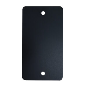 PVC label zwart 118x64mm (1000x)