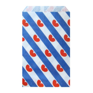 Zakjes 12x19cm Friese vlag