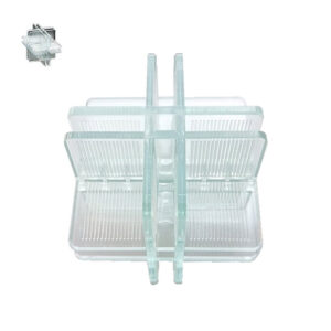 Glasverbinder 12-weg vierkant