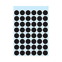 Etiket ø12mm zwart Herma 1869 (240x)