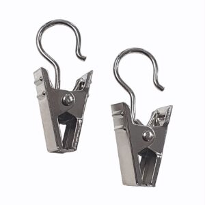 Gordijn clip 19x9mm met haak (1x)