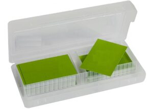 Visitekaartdoosje 210x100x30mm verdelers