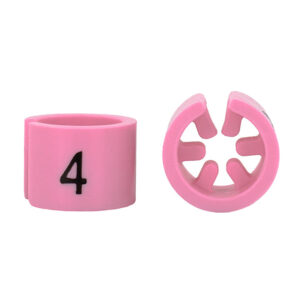 MB mini roze zwart maat 4 (100x)