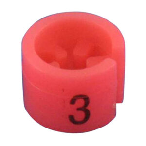 MB mini fluor rood zwart maat 36 (25x)