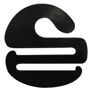 Stropdashouder zwart 42mm (25x)