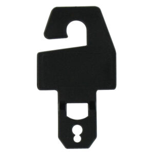 Riemhouder zwart 18mm 2 gaten - 25 stuks