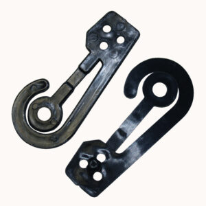 Cliphaak, lengte 53mm zwart (100x)