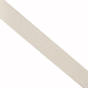 Cadeaulint 25mm x 15 meter creme katoen