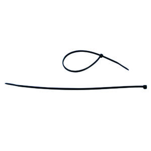 Bundelband 200 x 2.5mm zwart (100x)