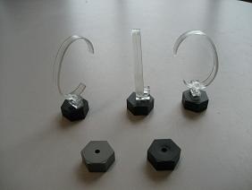 Horlogehouder transparant voor hexagon